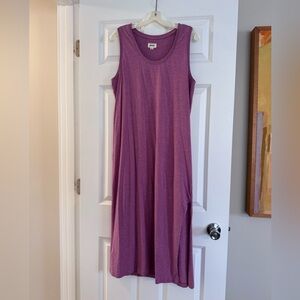 Pact Sleeveless Maxi Dress in Plum